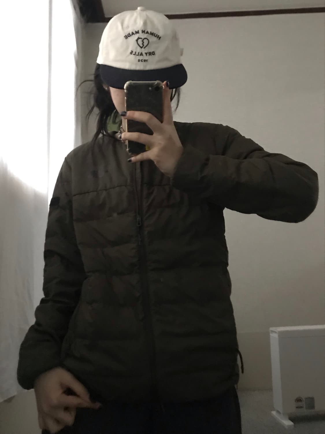 노페 카키 경량패딩 상품이미지5