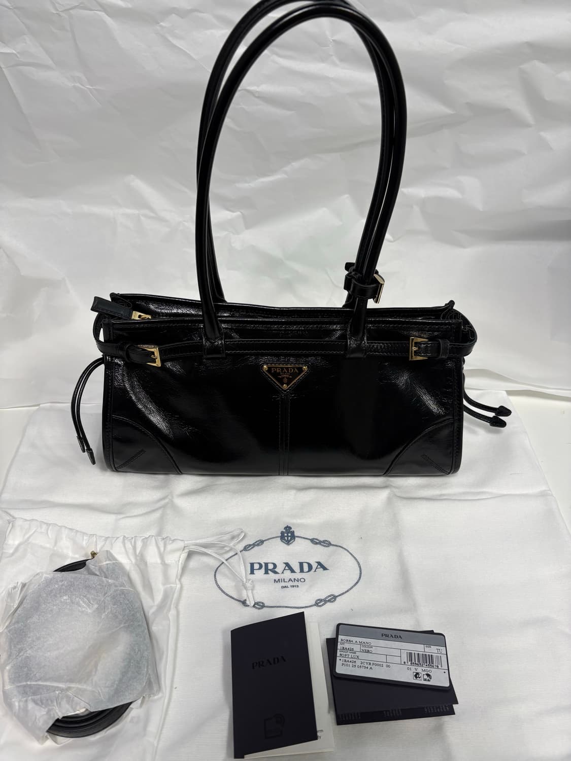 프라다 보니백 블랙 상품이미지1