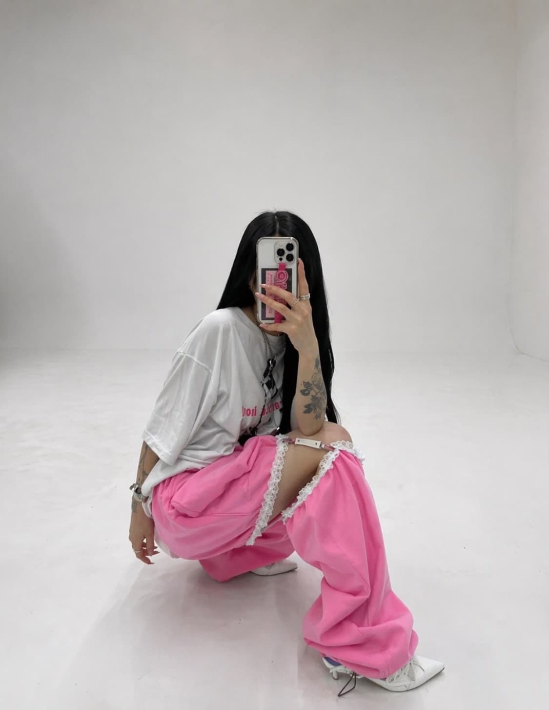 미스테리어스호텔 가터벨트 트레이닝팬츠 상품이미지3
