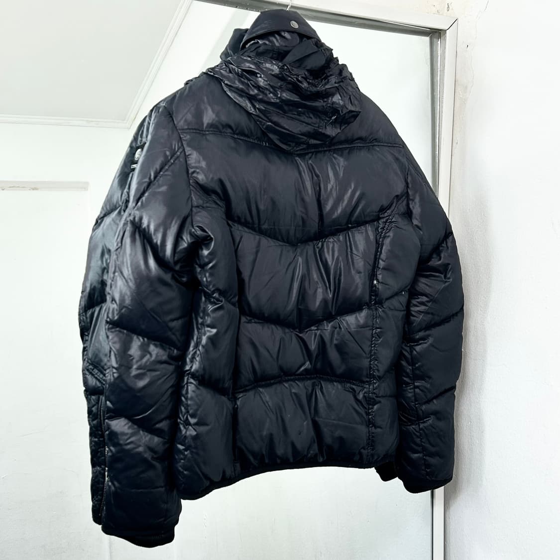 디젤 구스다운 바이커 패딩 상품이미지5