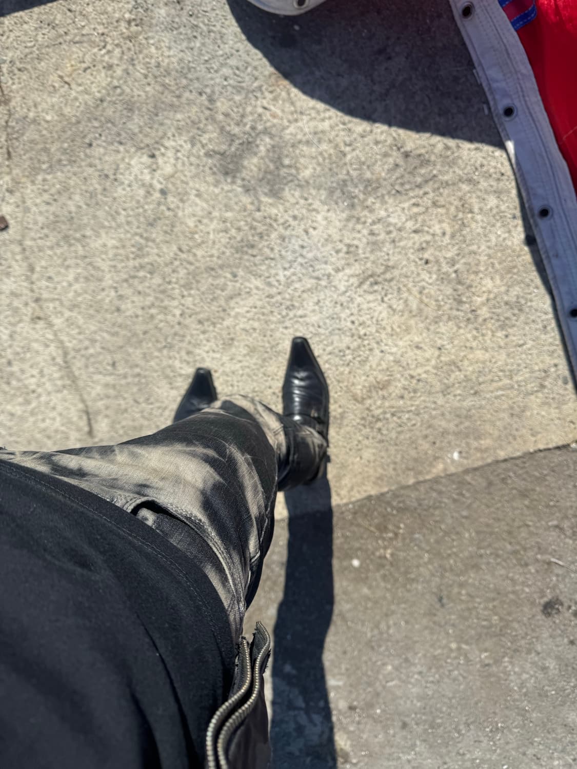 Tie die design skinny pants 상품이미지4