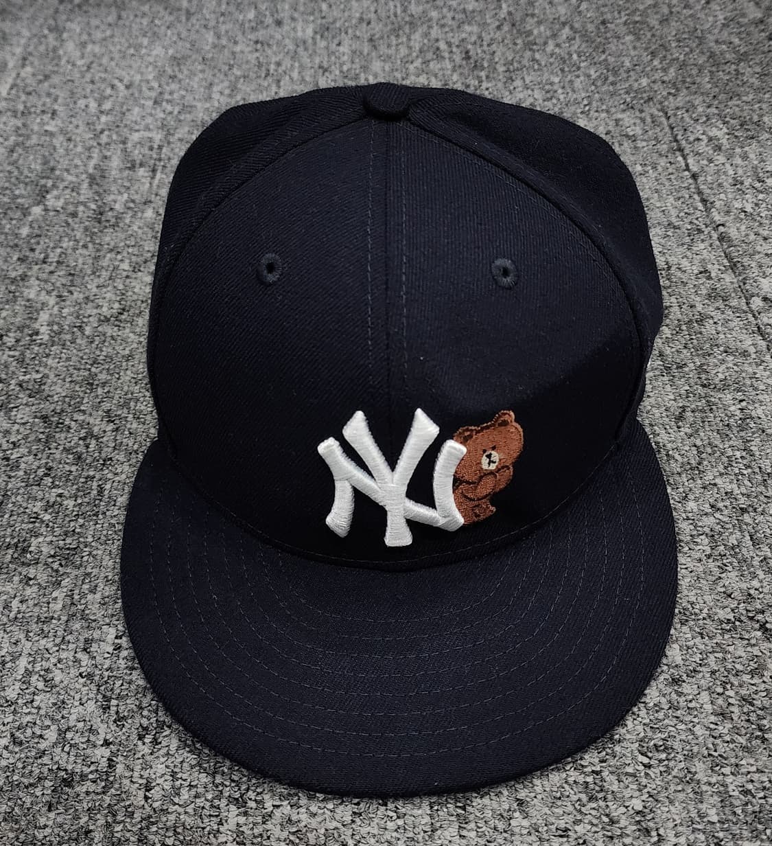 뉴에라 X 라인프렌즈 뉴욕양키즈 곰돌이 9FIFTY 스냅백 모자 M-L 상품이미지2