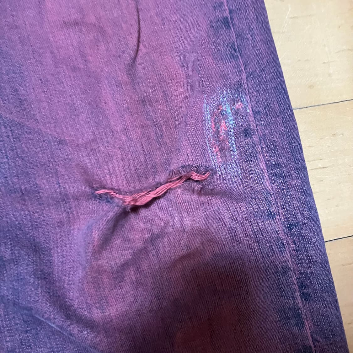 Japanese 데님 리메이크 90s 퍼플레드 셋업 levi‘s 상품이미지7