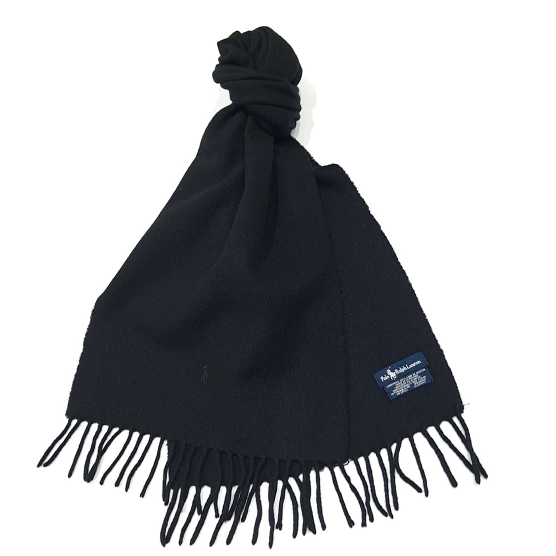 MX556 폴로 90s 스코틀랜드판 램스울 다크네이비 머플러 상품이미지2