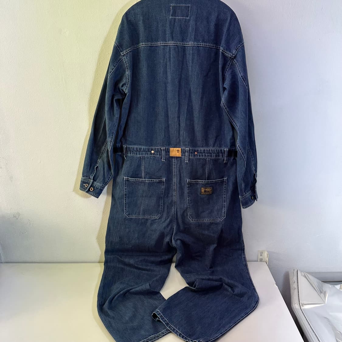 L 맥우드건 진청 데님 워크 점프수트 상품이미지6