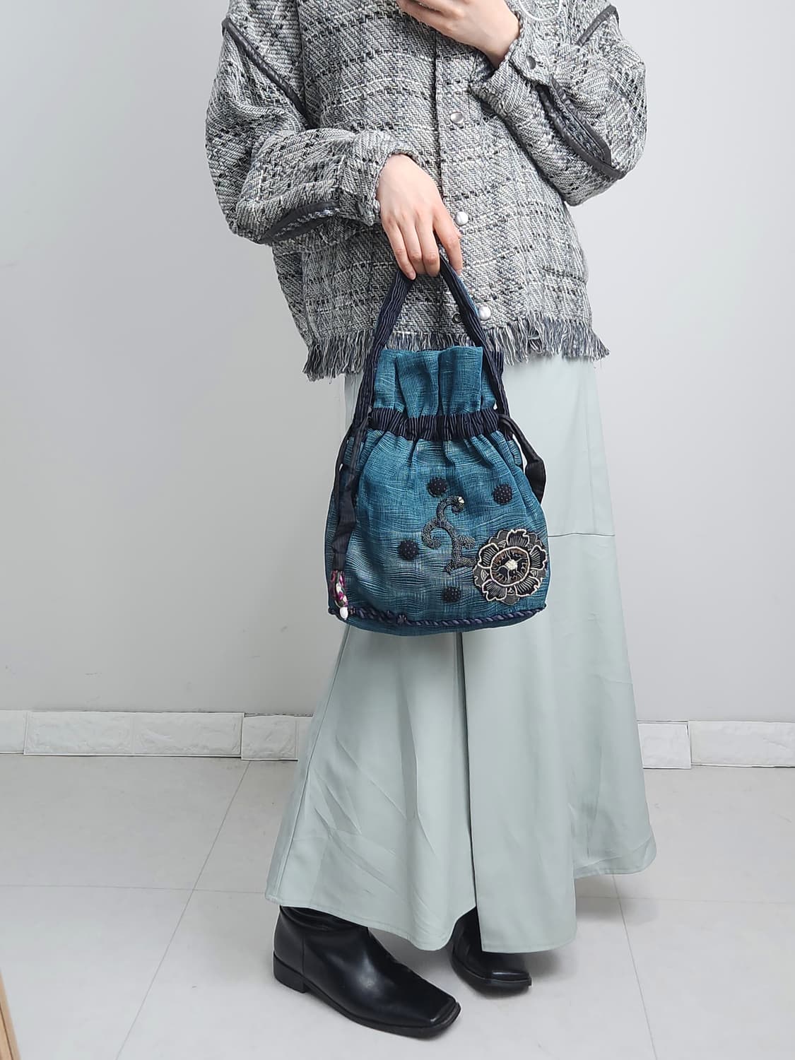 복조리 플로럴 백 상품이미지6