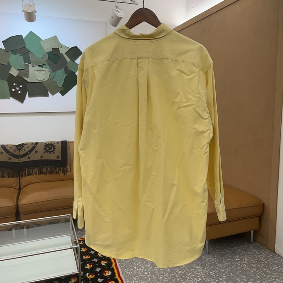 폴로 랄프로렌 빈티지 옥스포드 레몬 옐로우 셔츠 L C06765 상품이미지4