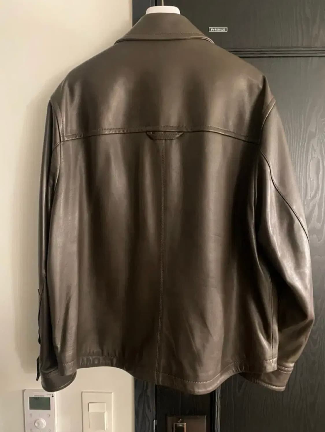 [48] 솔리드옴므 램 스킨 레더 가죽 자켓 브라운 상품이미지2