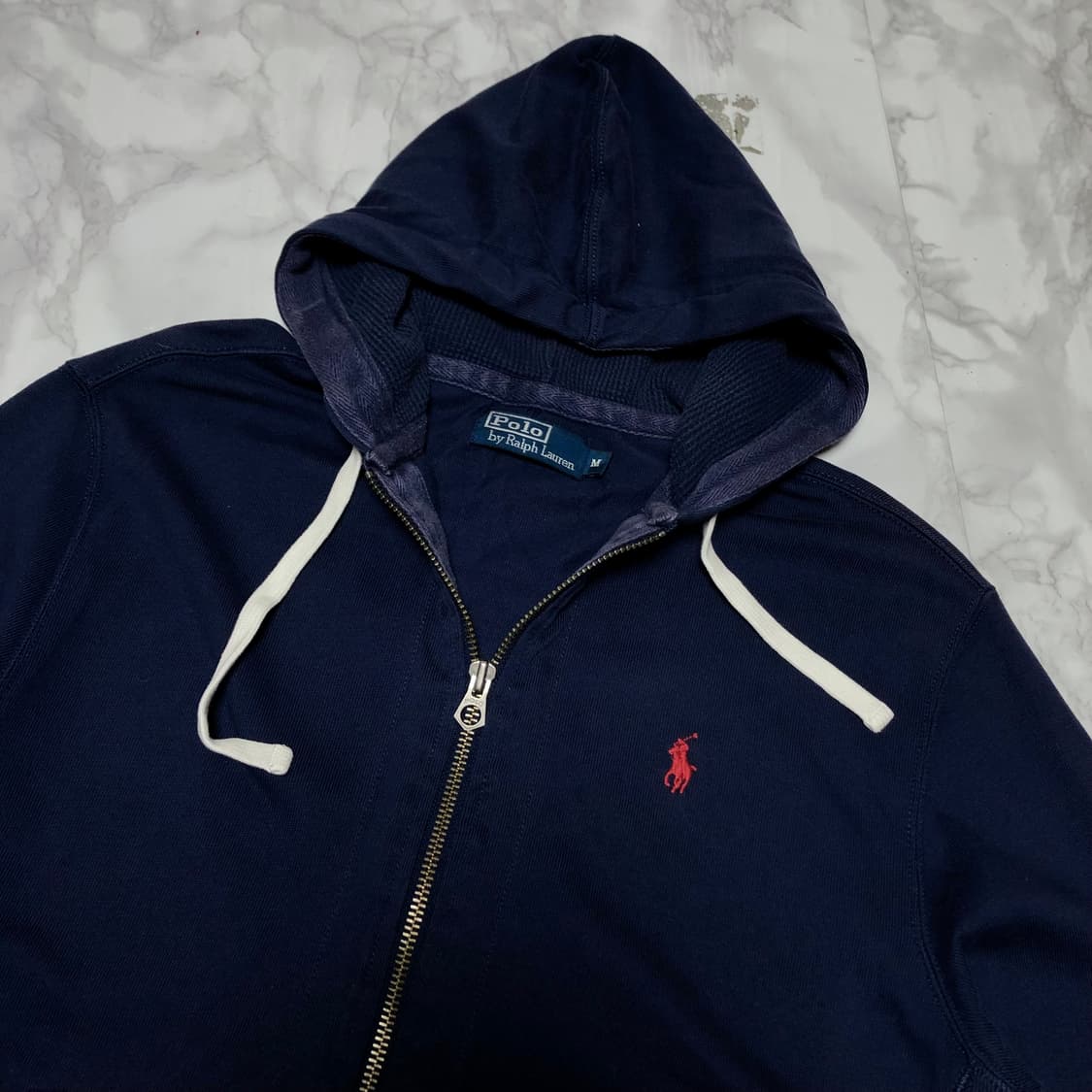 폴로 랄프로렌 써멀 후드집업 자켓 네이비 상품이미지2