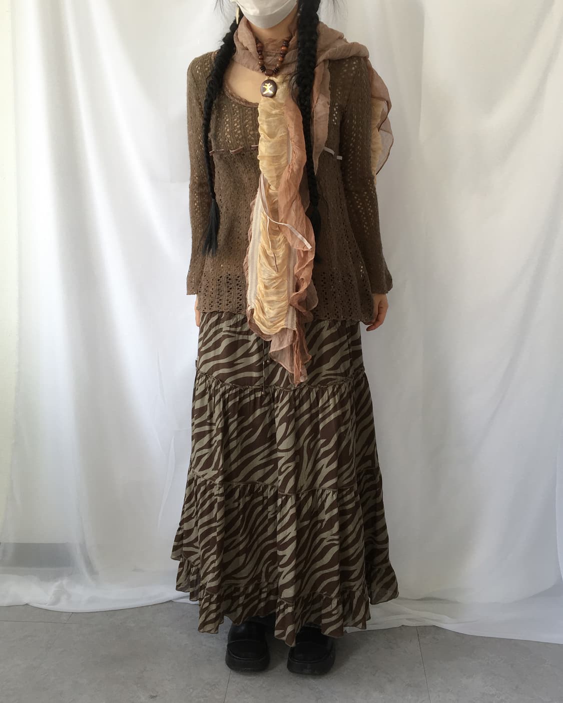 Woolen crochet knit 상품이미지7