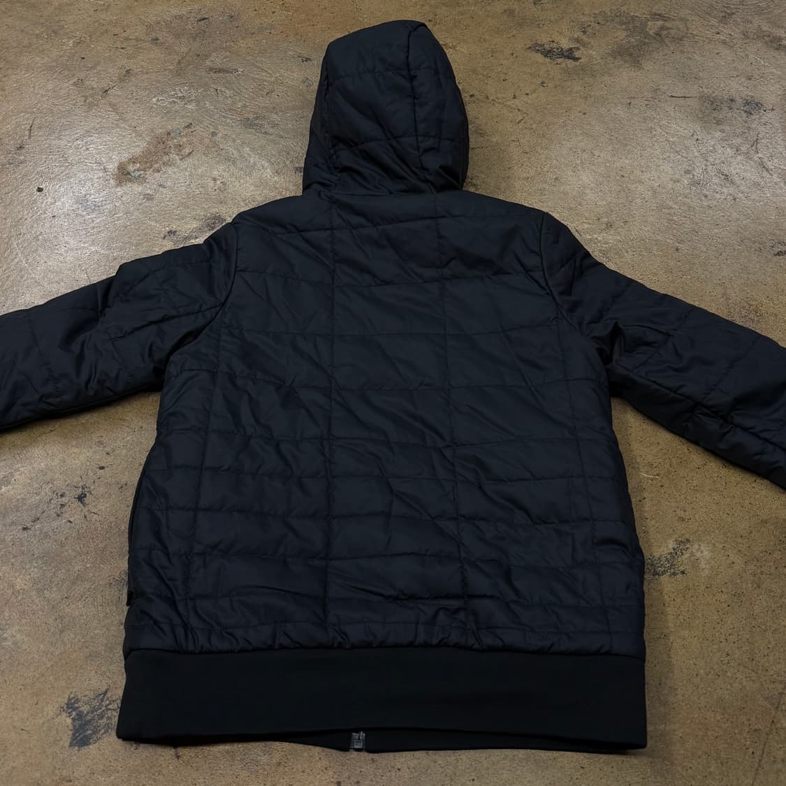 [정품/S] 나이키 퀼팅 후드 양면 패딩 블랙 b10 상품이미지4