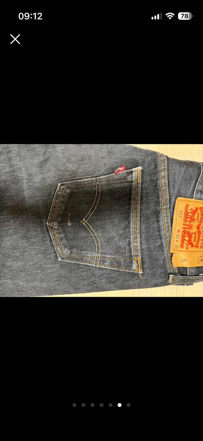 리바이스 501 30 30 버튼플라이 상품이미지6