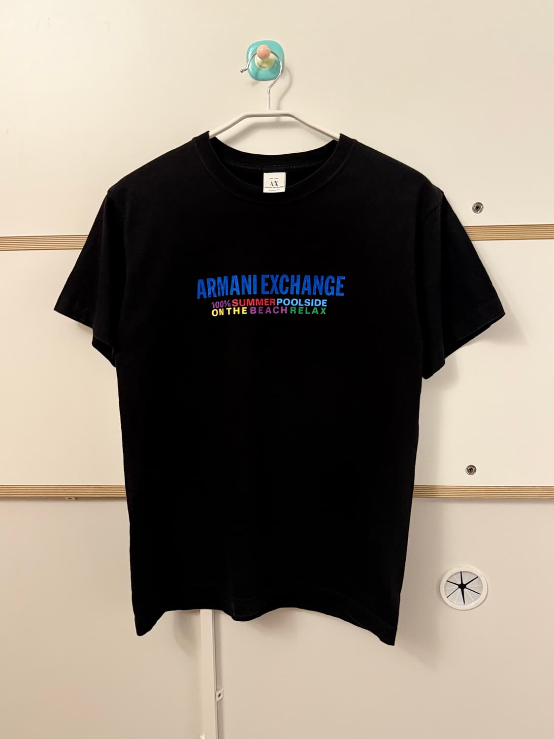 아르마니 익스체인지 Made in USA 블랙 반팔 상품이미지2