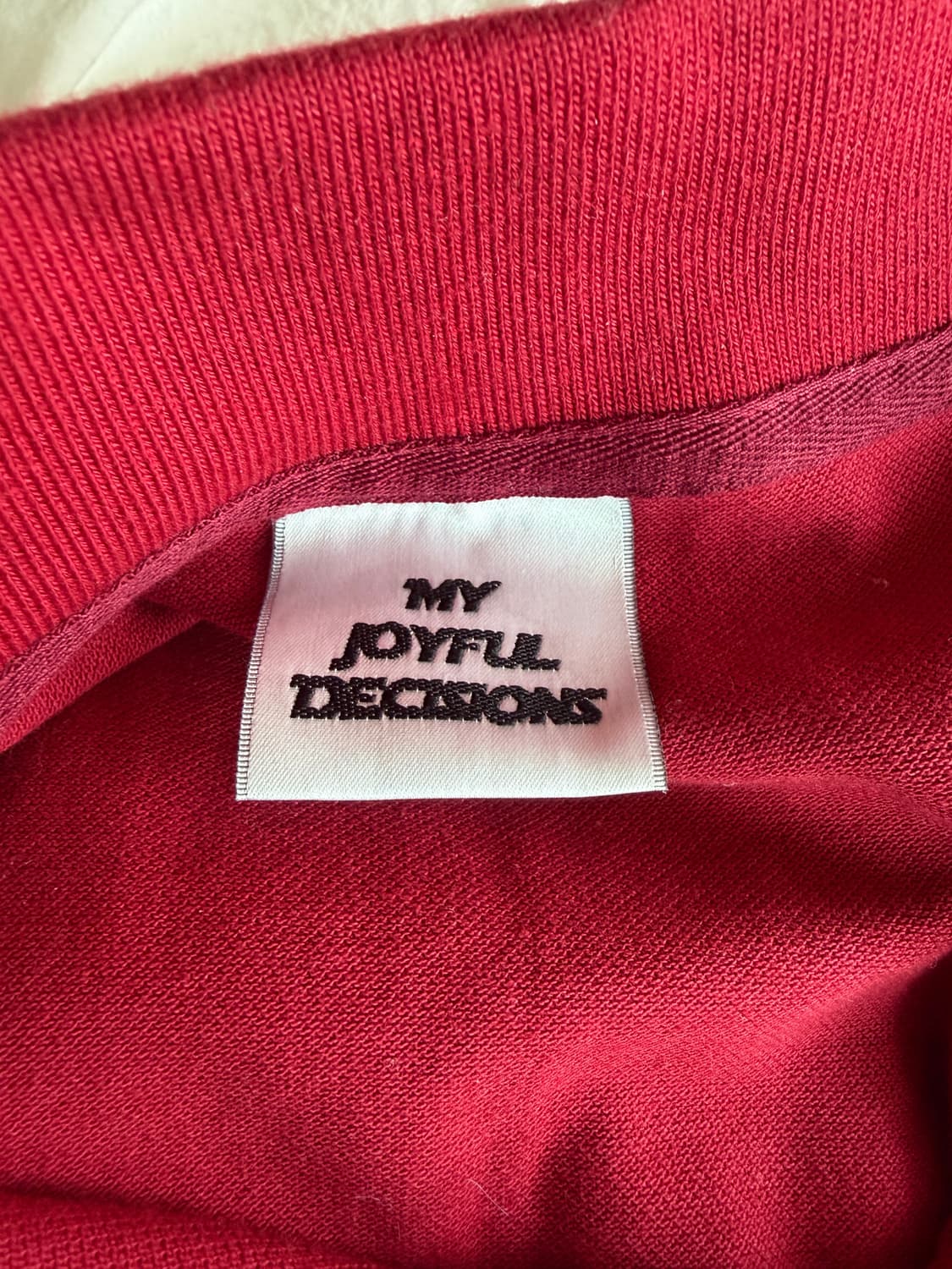 MJD OVERSIZED POLO BURGUNDY  상품이미지5