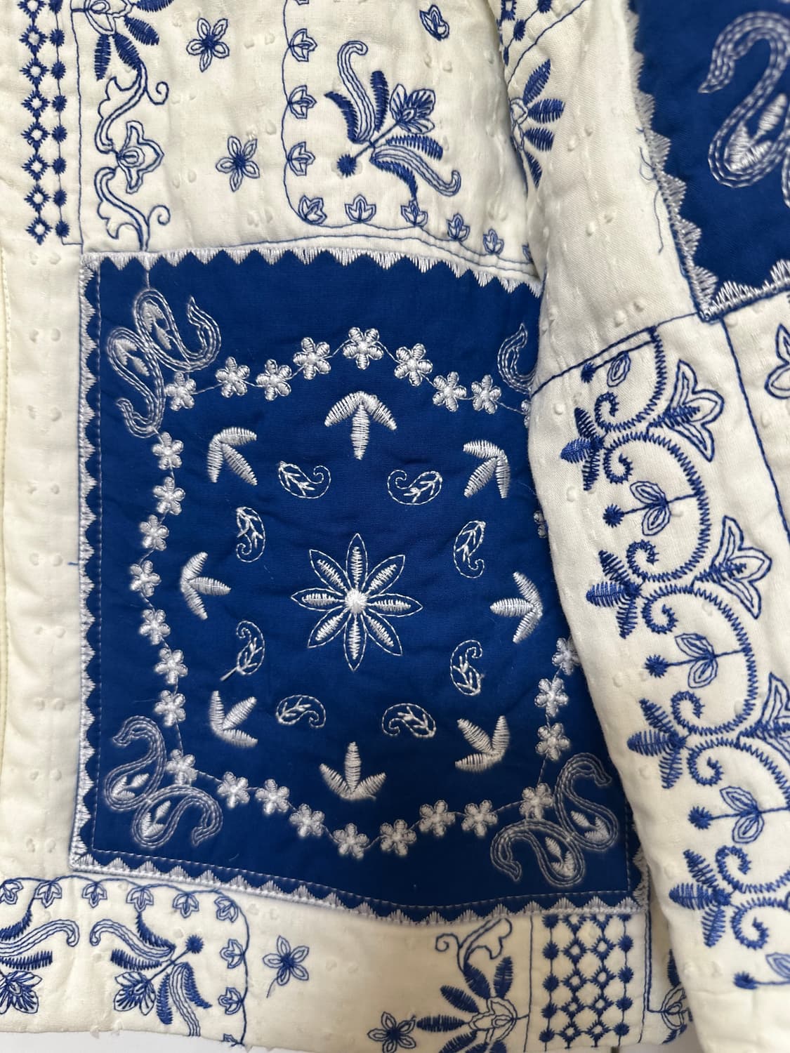 산드로 자수 패치워크 자켓점퍼 상품이미지3