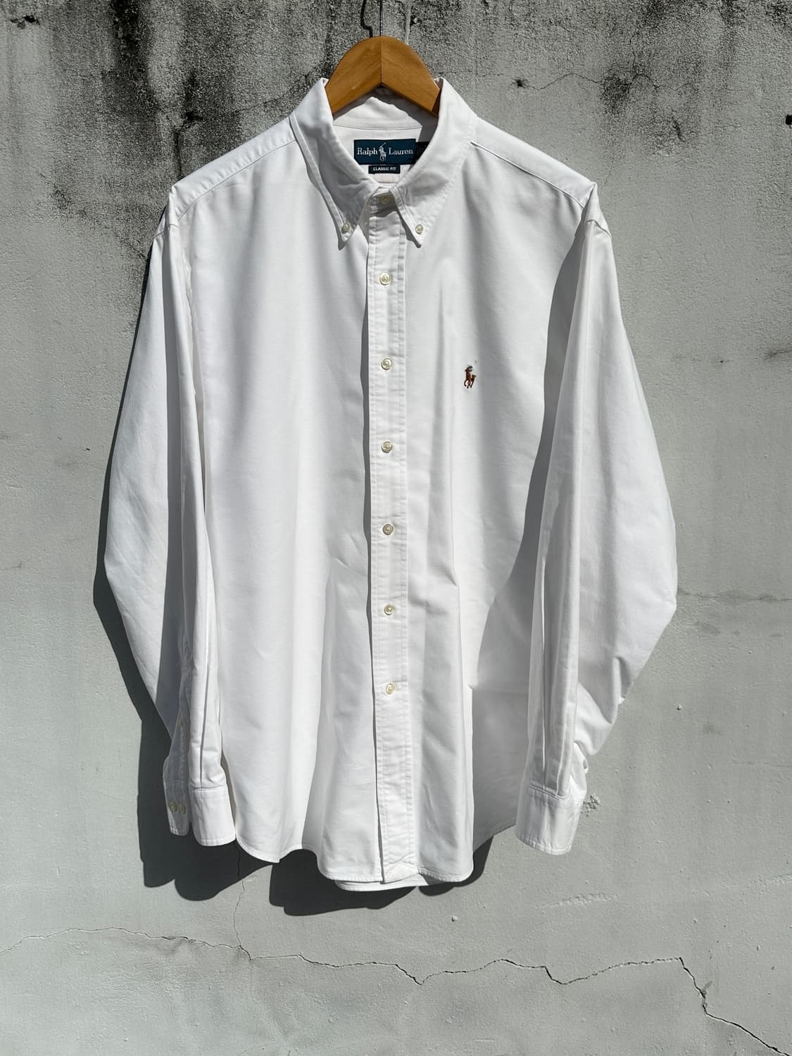 [3XL] 폴로 랄프로렌 화이트 옥스포드 셔츠 상품이미지1