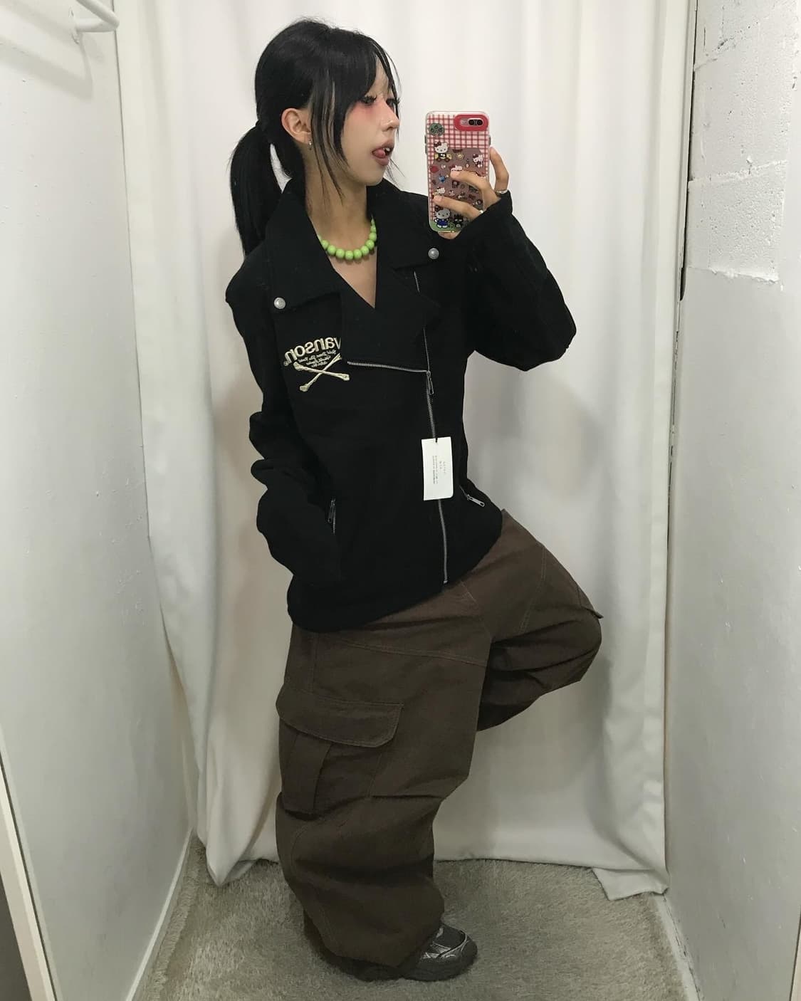 Vanson Skull Embroidery JK 상품이미지4