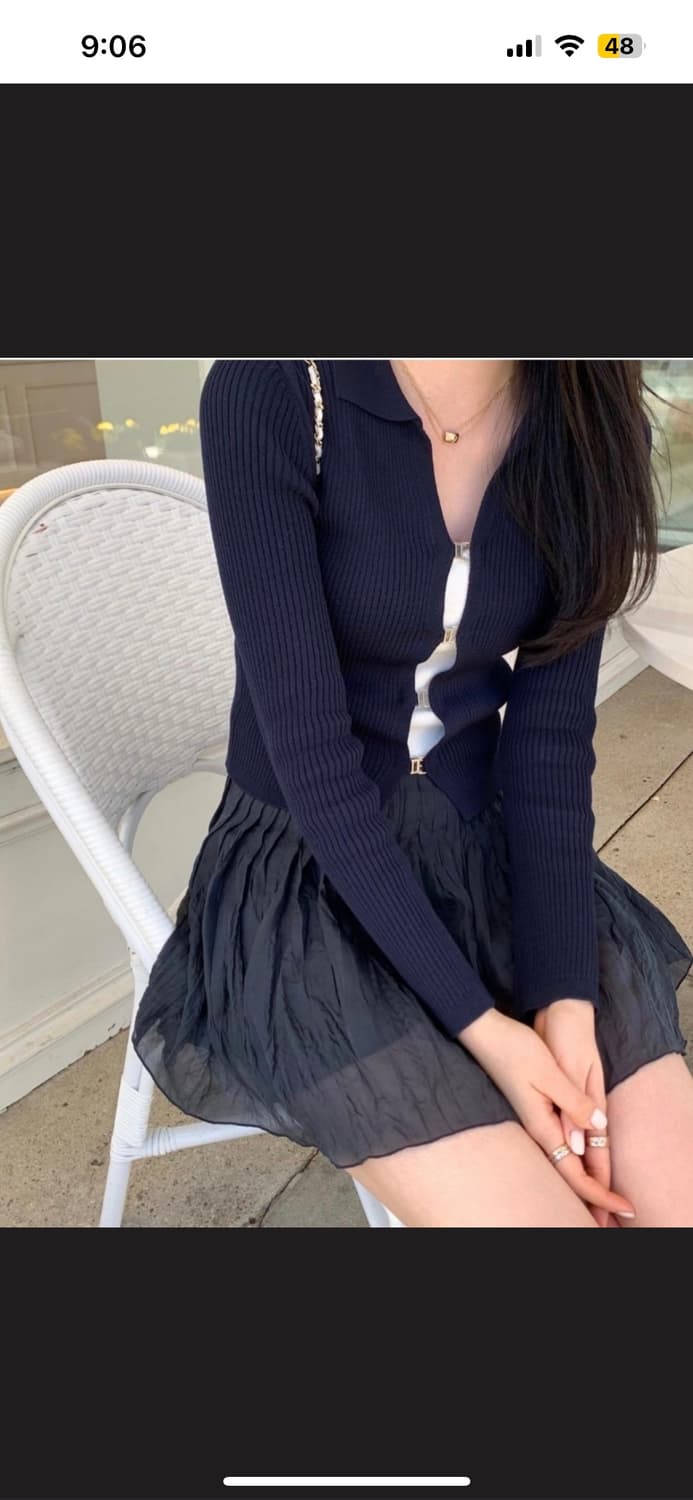 르플레인 베니스 스커트 M 상품이미지5