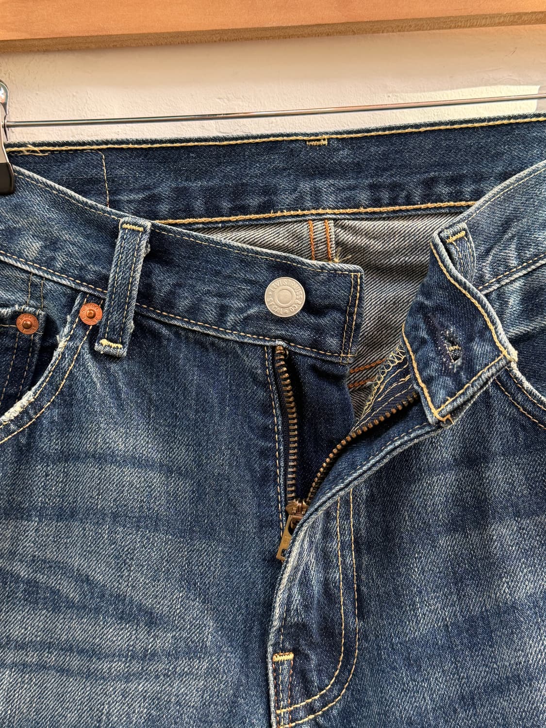 Levis 503 리바이스 루즈 스트레이트 데님 쇼츠 32x13 상품이미지5