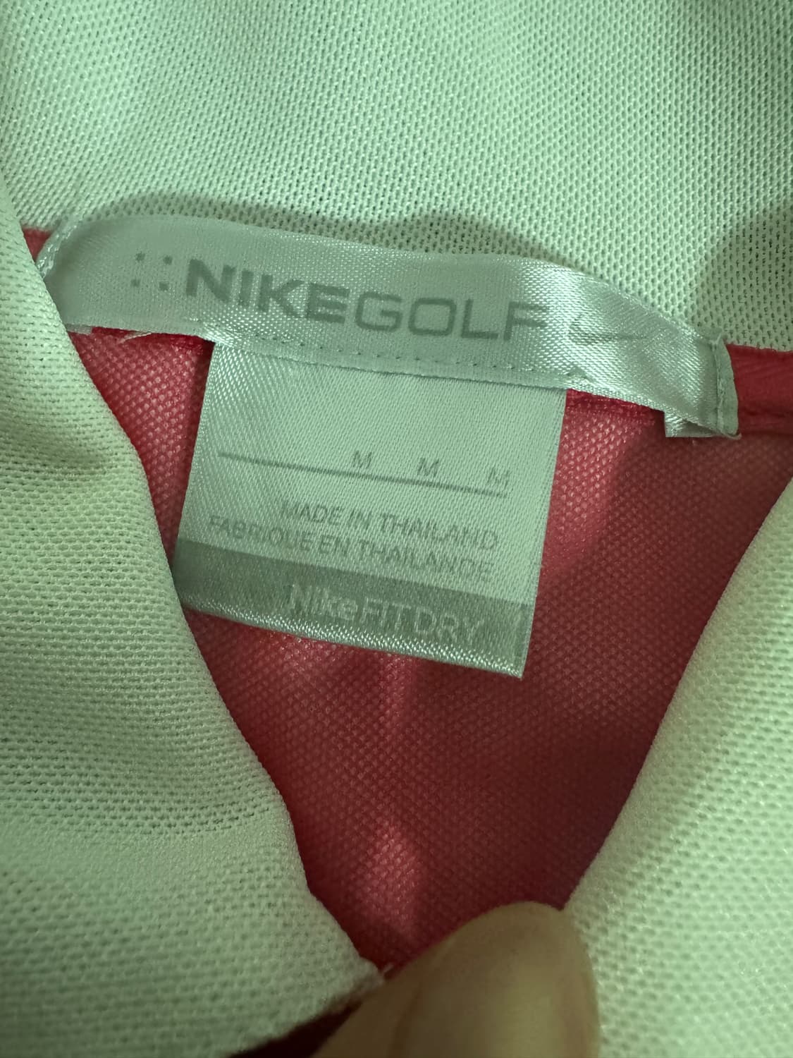 여성 나이키 올드스쿨 귀여운 반집업 반팔 카라티 M 상품이미지3