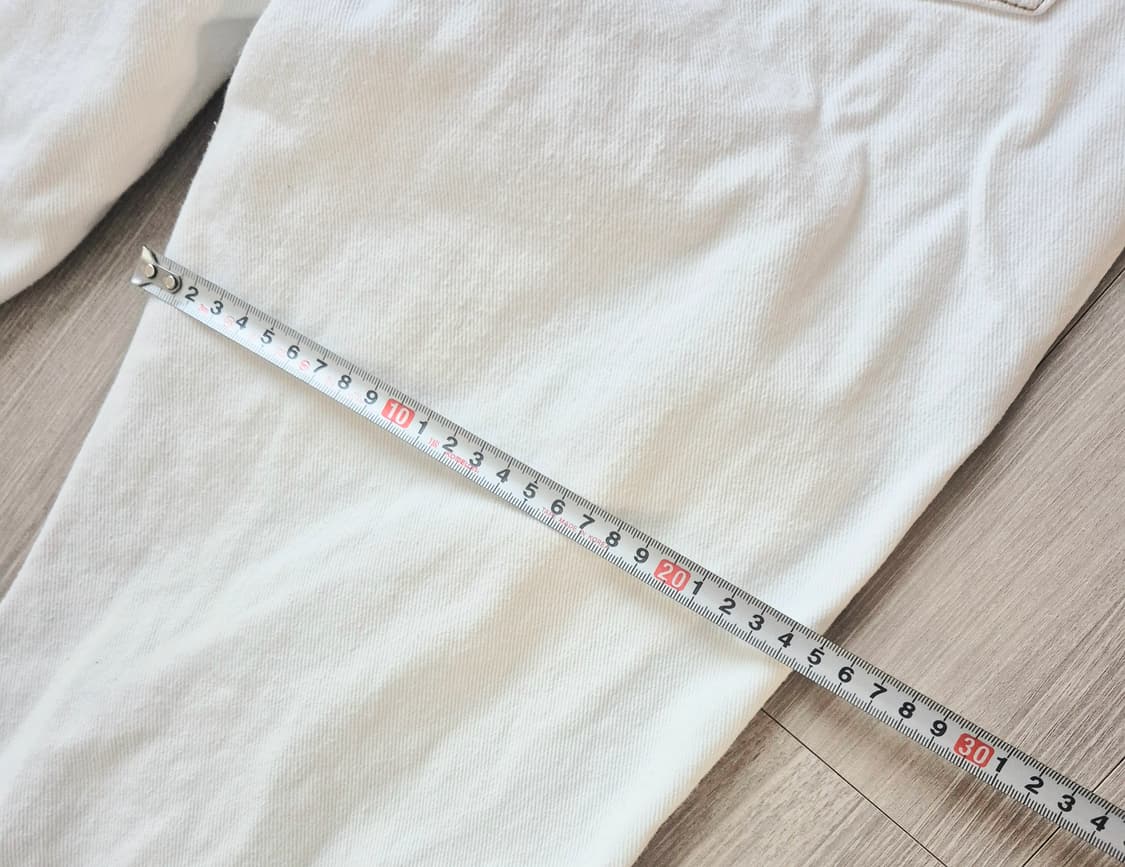 와이드부츠컷진 밝은아이보리진  상품이미지7