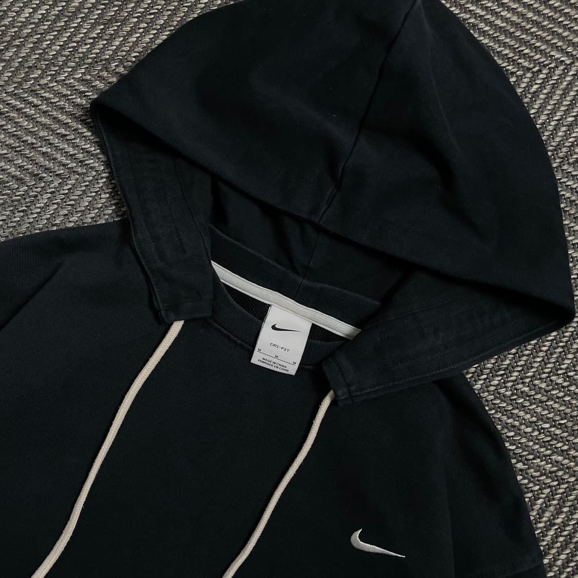 나이키 스우시 디테일 후드 티셔츠 네이비y 4549 상품이미지5