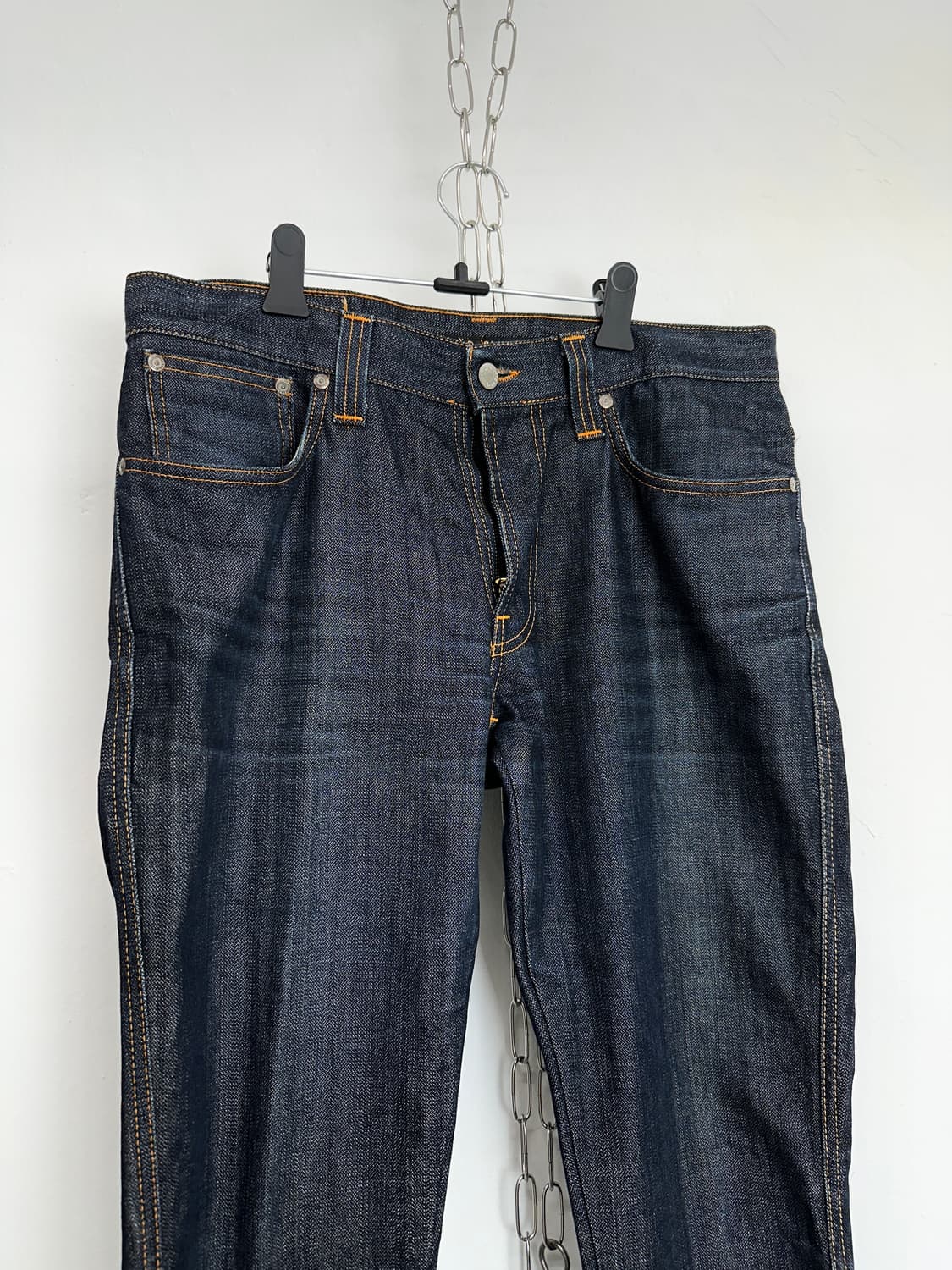 Nudie Jeans Dark Indigo Straight Denim 상품이미지5