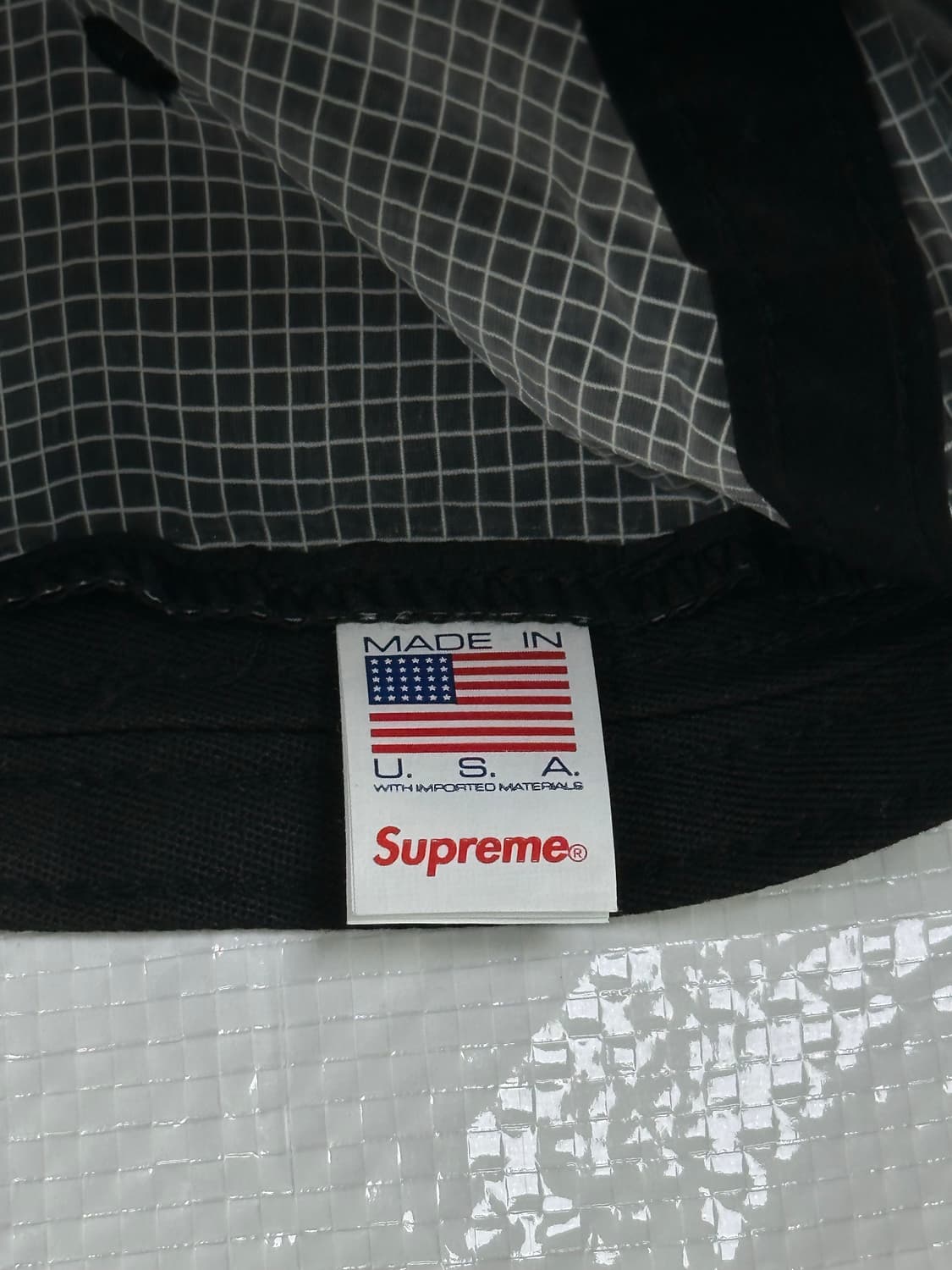 슈프림 글로스 립스탑 캠프캡 블랙  상품이미지6