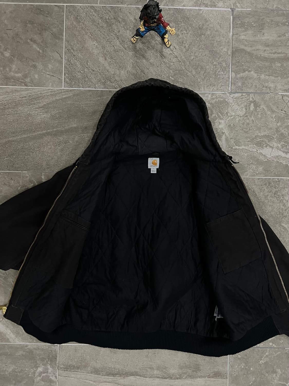 (L) 칼하트 후드 덕 액티브 자켓 J130 BLK 블랙 상품이미지3