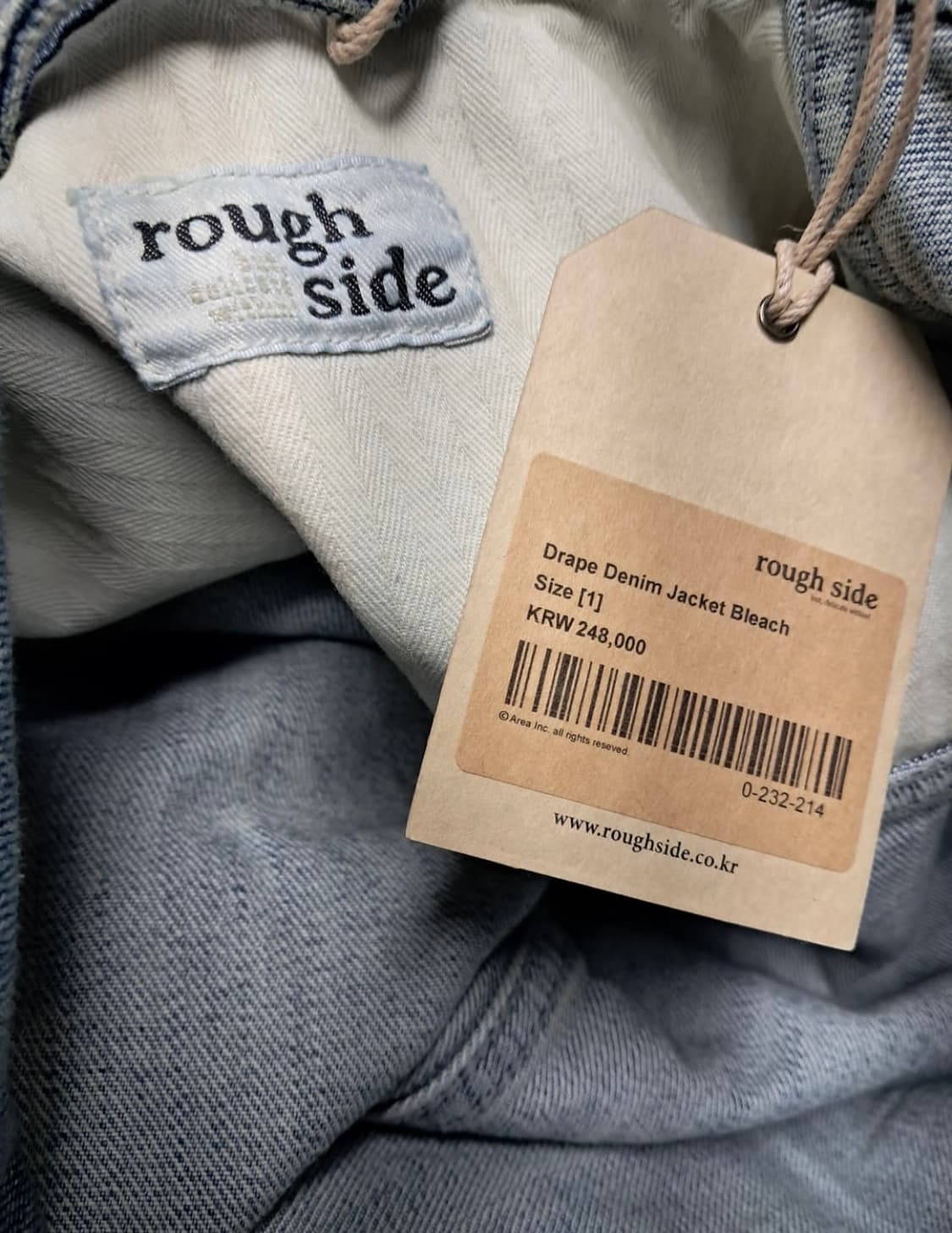러프사이드 데님자켓 상품이미지2