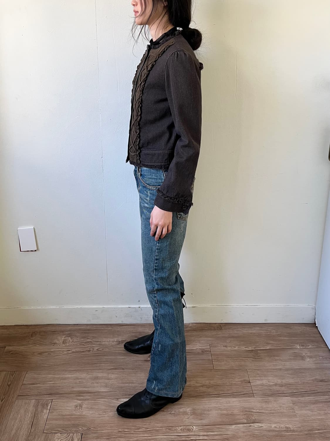 LA TENDA 로프 데님 자켓 상품이미지8