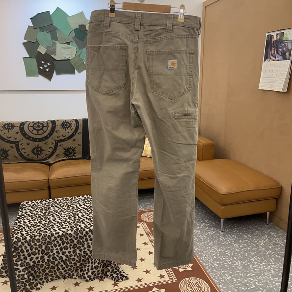 칼하트 빈티지 캐주얼 워크 코튼팬츠 면바지 32인치 C08992 상품이미지4