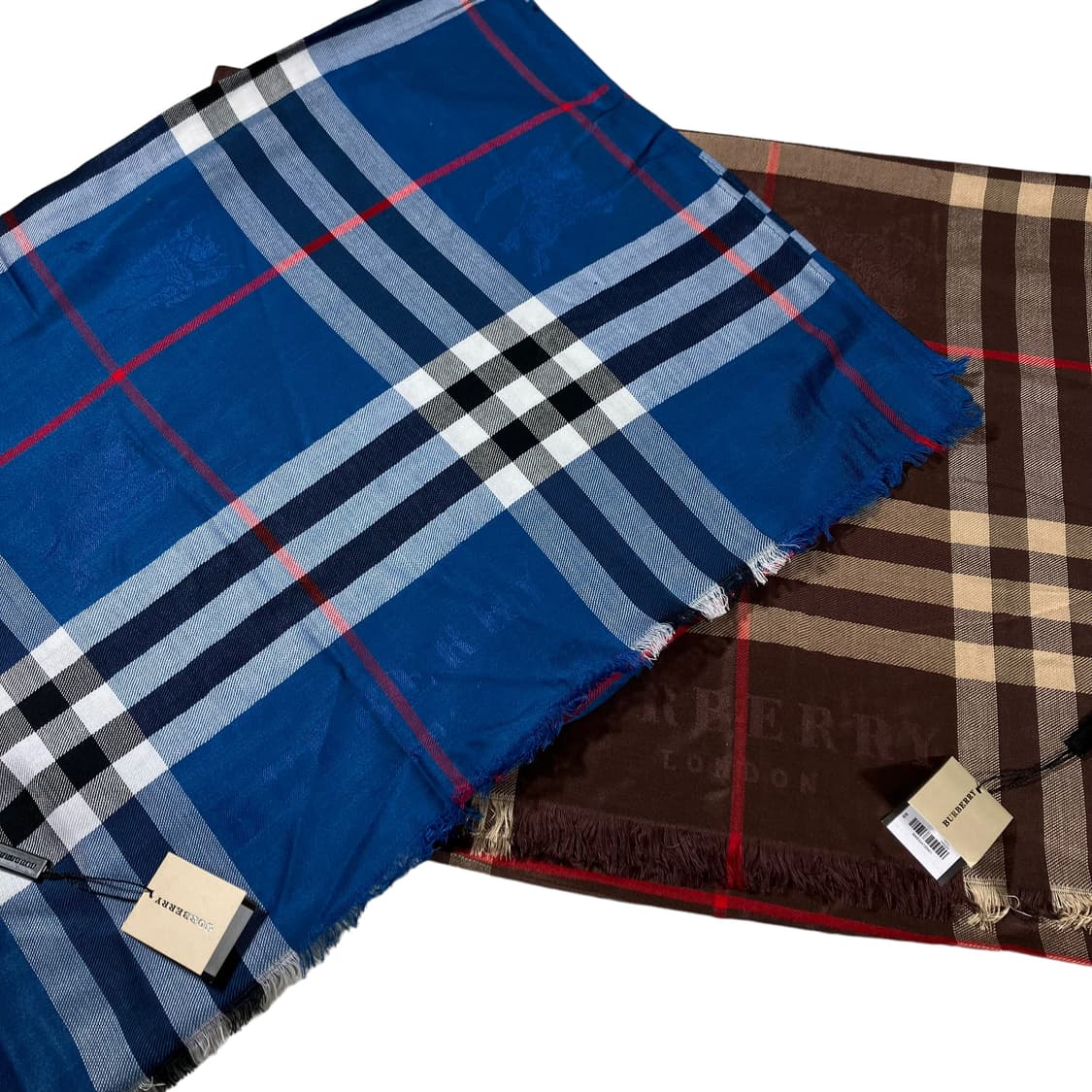 버버리 실크 캐시미어 머플러 목도리 상품이미지8