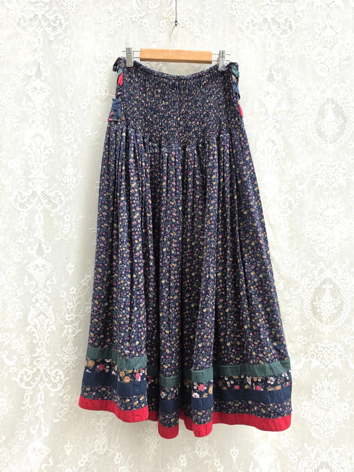 80s MARY (Made in Italy) 플라워 스커트 상품이미지2