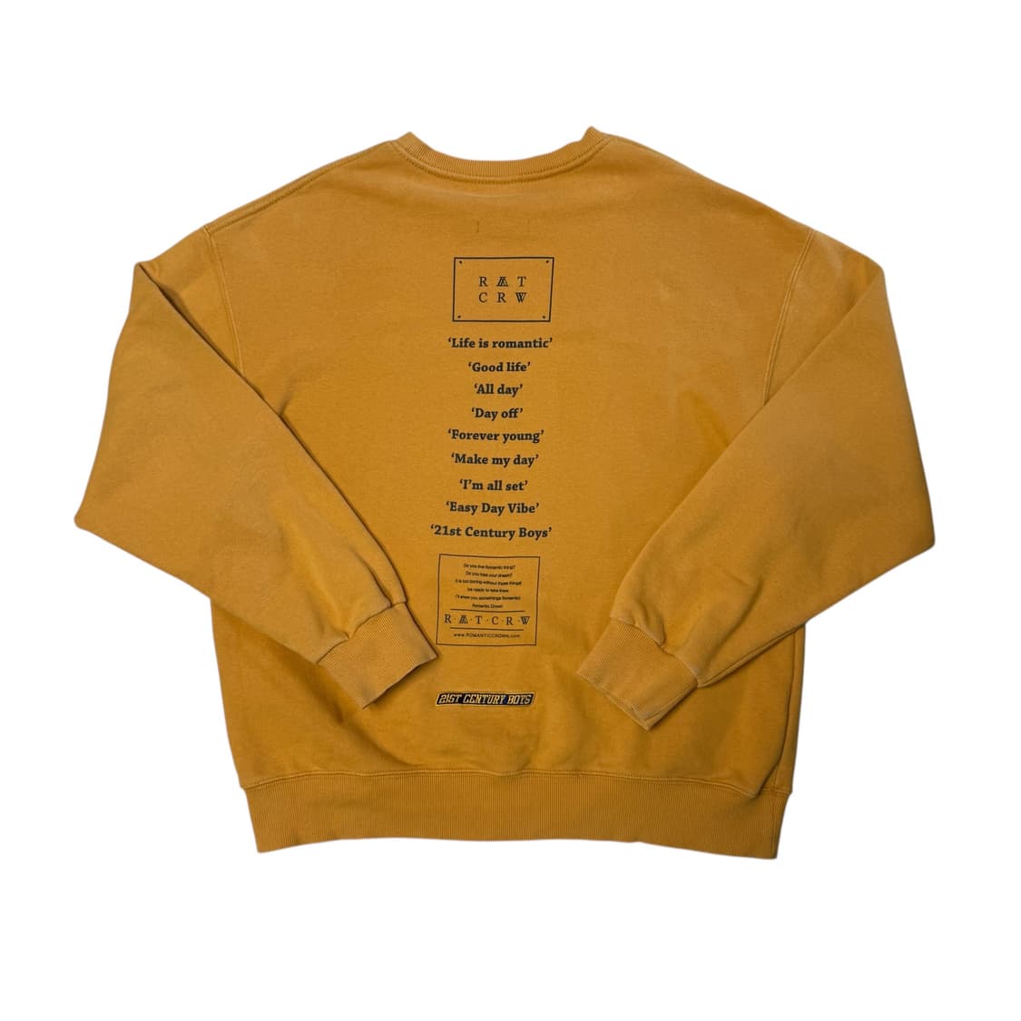 로맨틱크라운 x 무신사 콜라보 맨투맨  상품이미지2