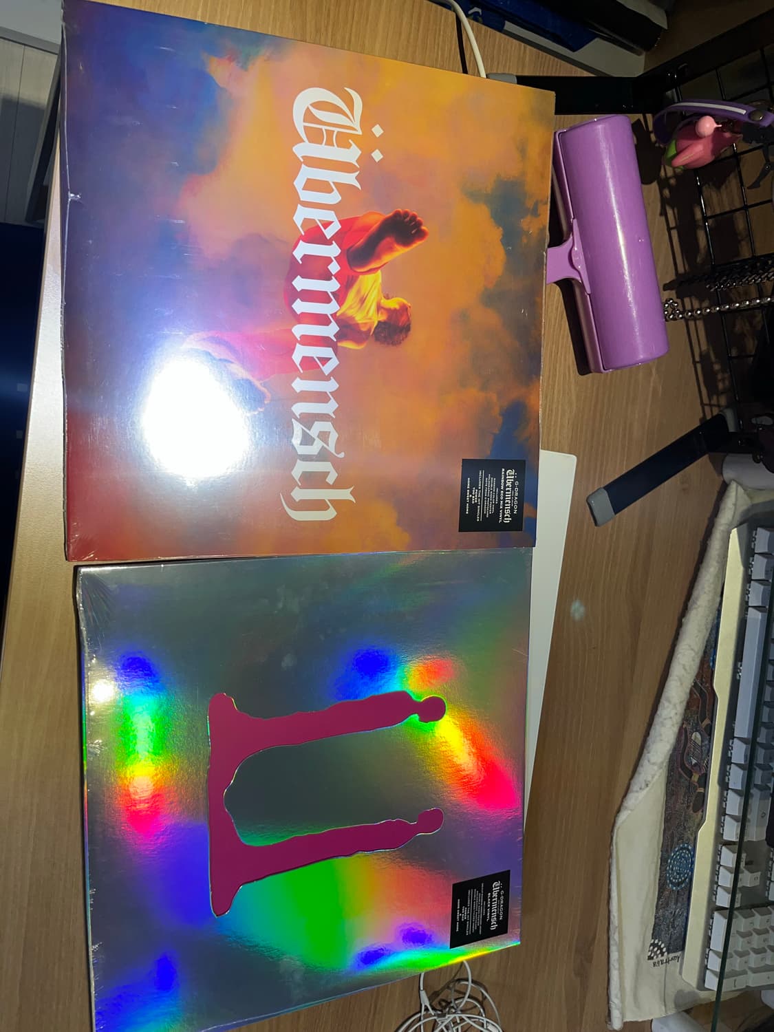 미개봉) 지드래곤lp 위버맨시 2장일괄 gd 홀로그램+일반 블랙반 상품이미지1