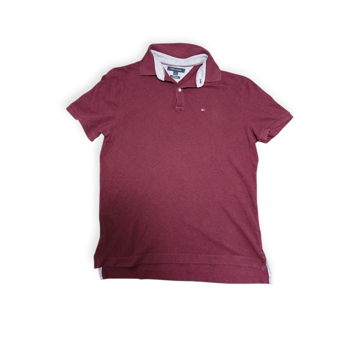 타미 버건디 반팔 티셔츠  상품이미지1