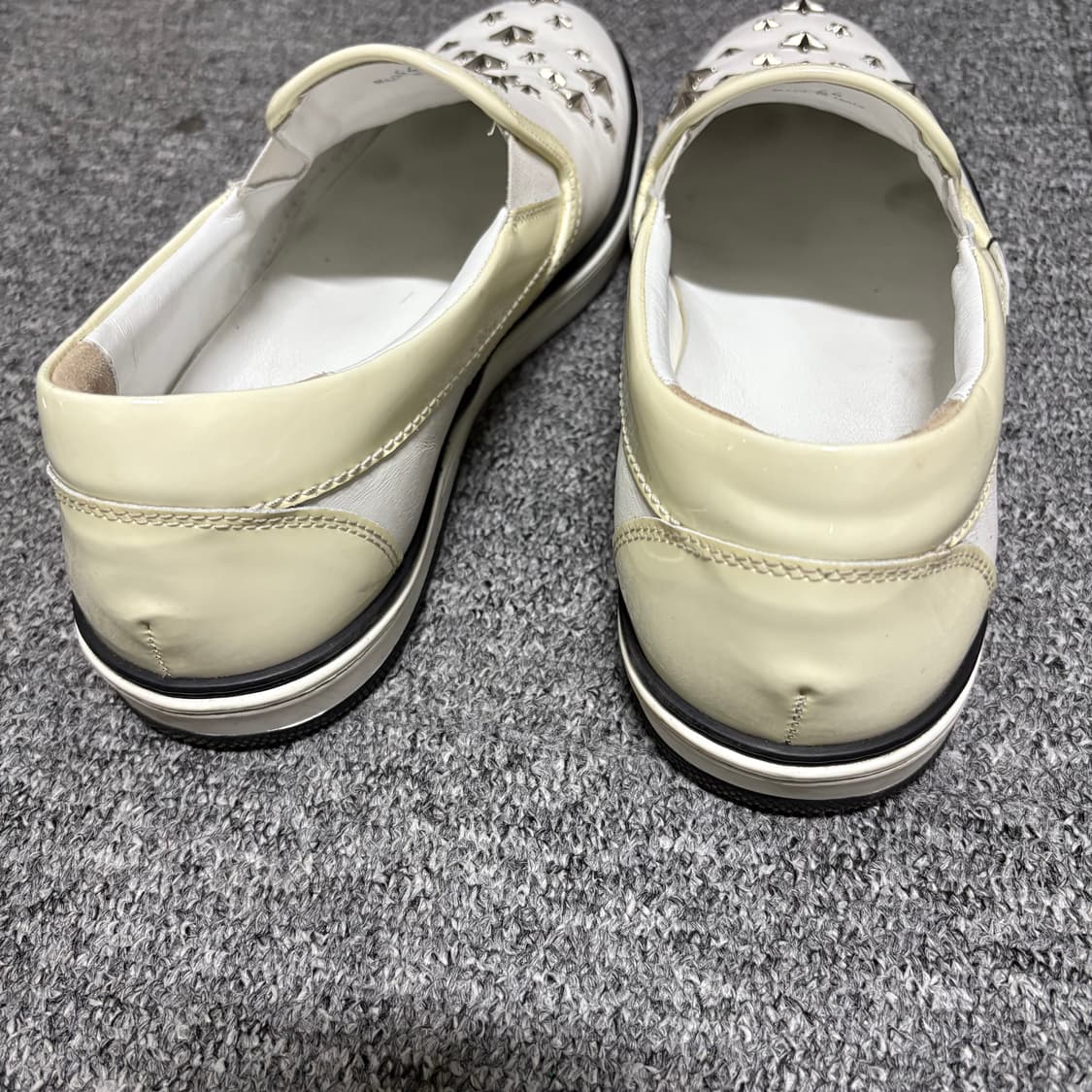 지미추 스타 스터드 레더 슬립온 스니커즈 44 280-290 상품이미지4