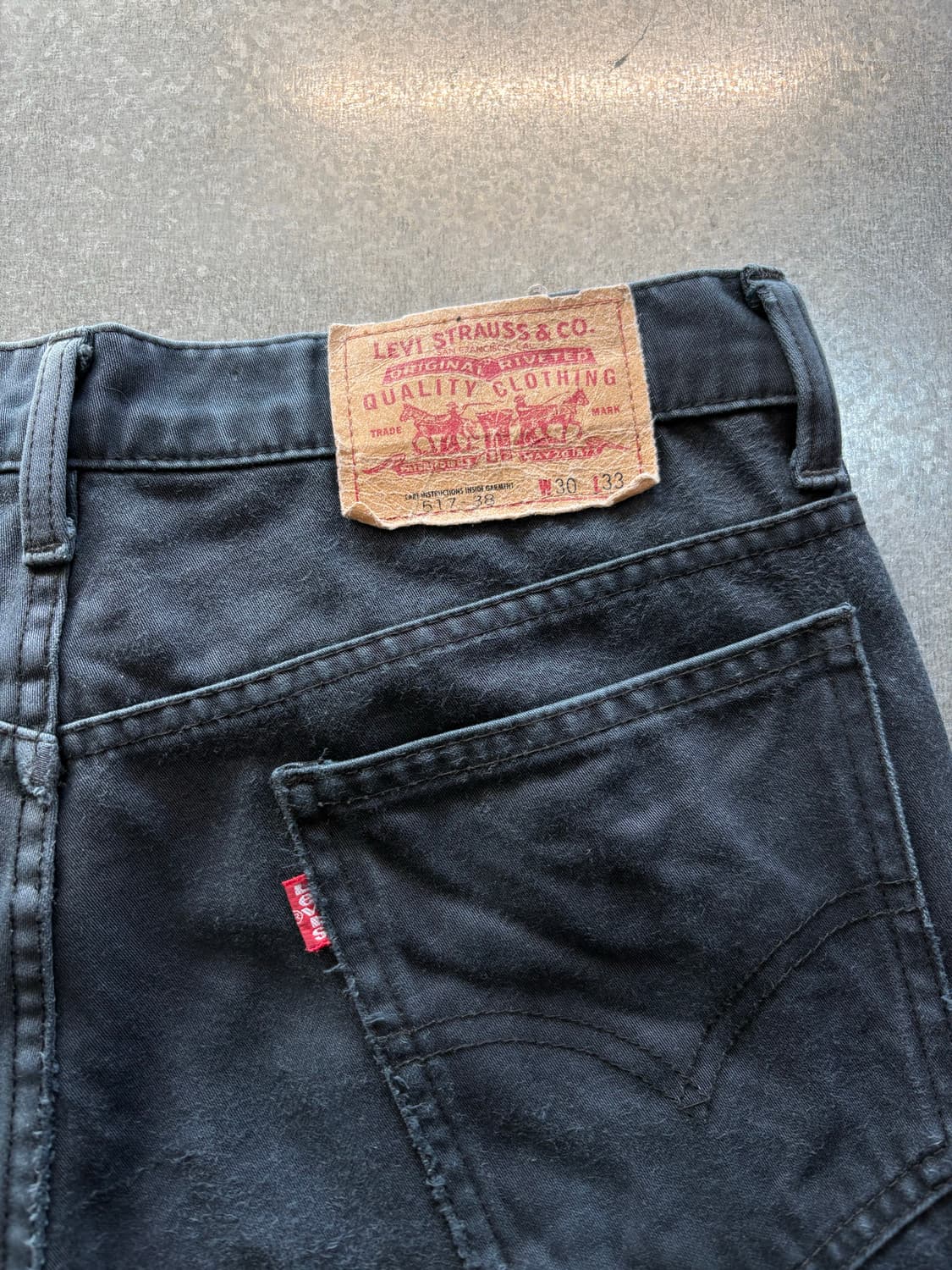 00s Levis 517-38 Cotton Navy 상품이미지5