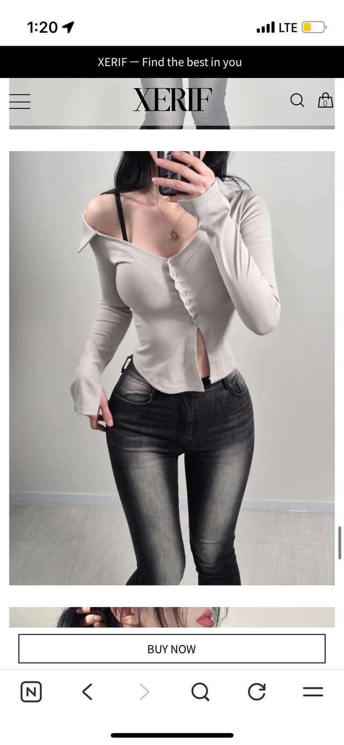 XERIF 세리프 원숄더 셔츠탑 / 지그재그 에이블리 상품이미지1