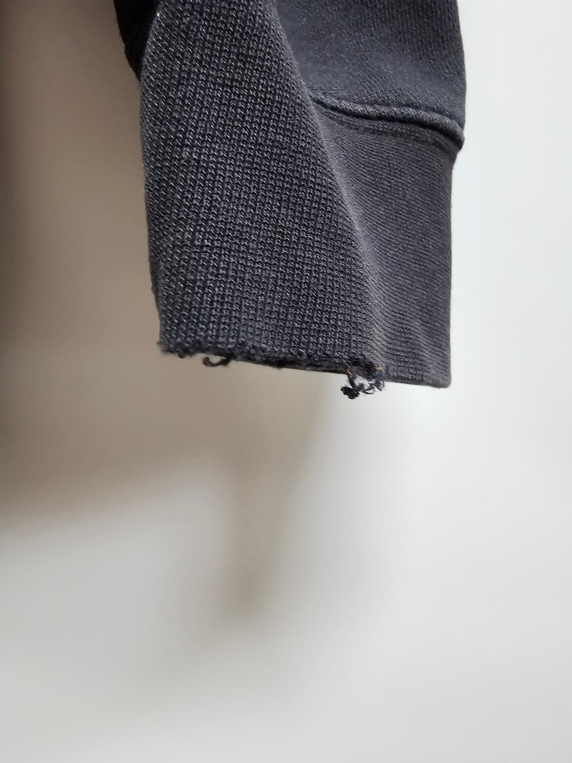 스투시 블랙 기모 후드집업 M 상품이미지7