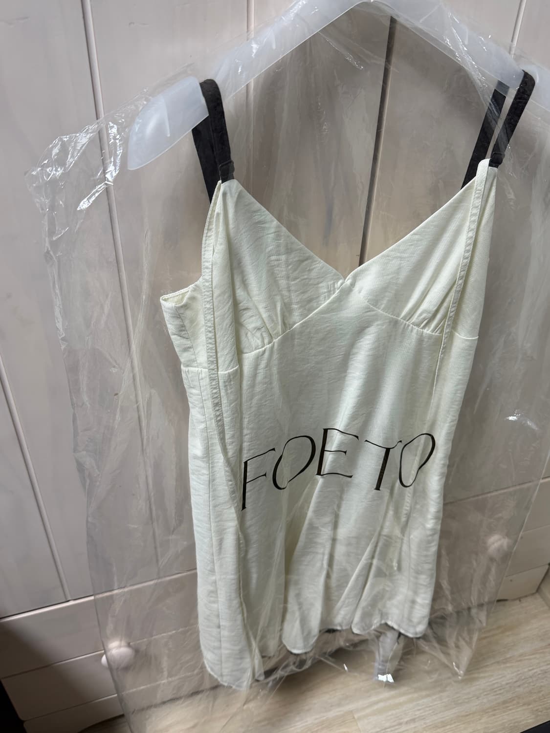 (새상품) 포에토 foeto soft ending dress S 상품이미지5