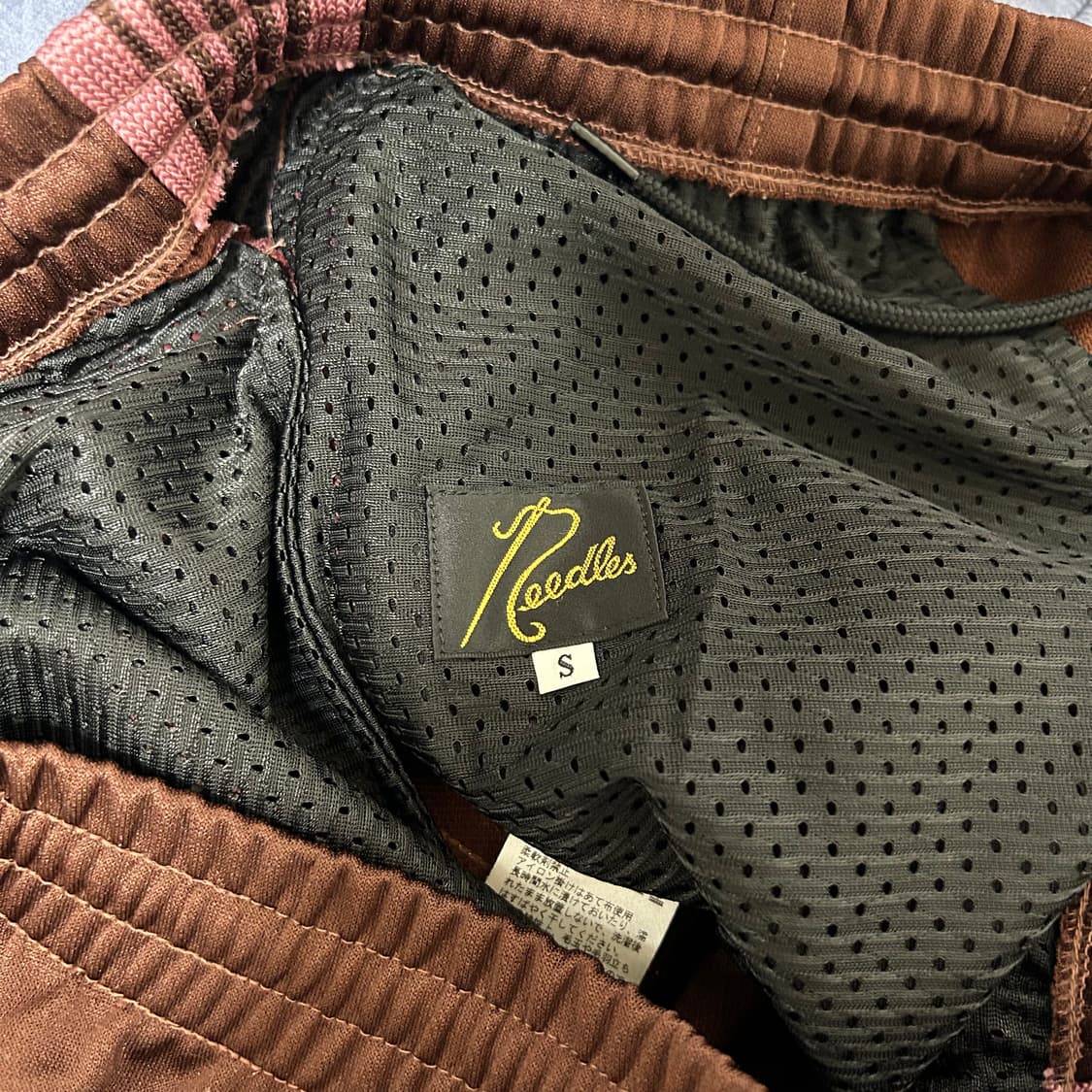 (S) 니들스 hd 트랙팬츠 브라운 핑크 상품이미지7