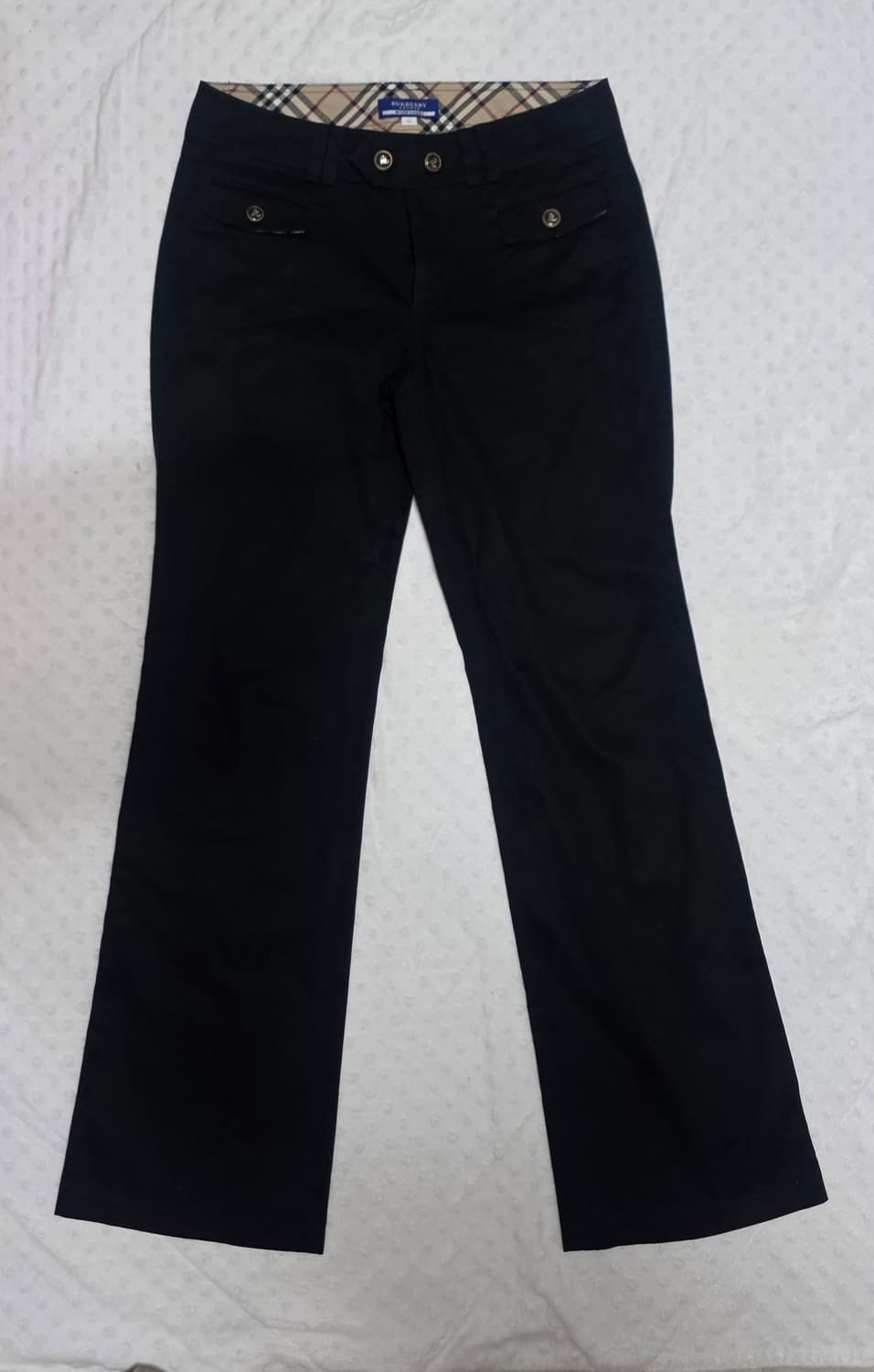 버버리 런던 블루라벨 허리반품실측 34.5cm 상품이미지1