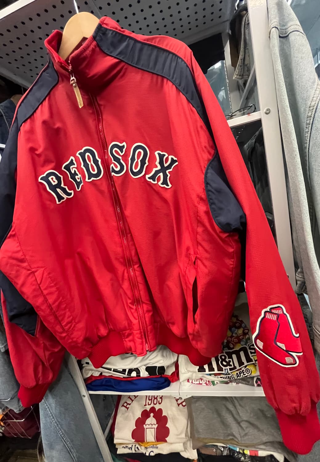 90s 마제스틱 MLB 레드삭스 야구 점퍼 상품이미지3