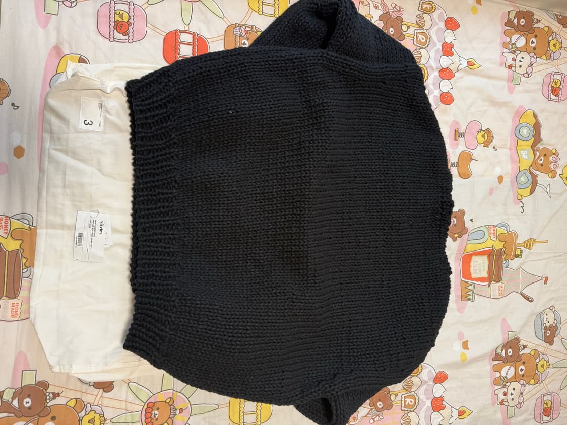 [3]비즈빔22AW Boatneck 보트넥 핸드 니트 상품이미지6