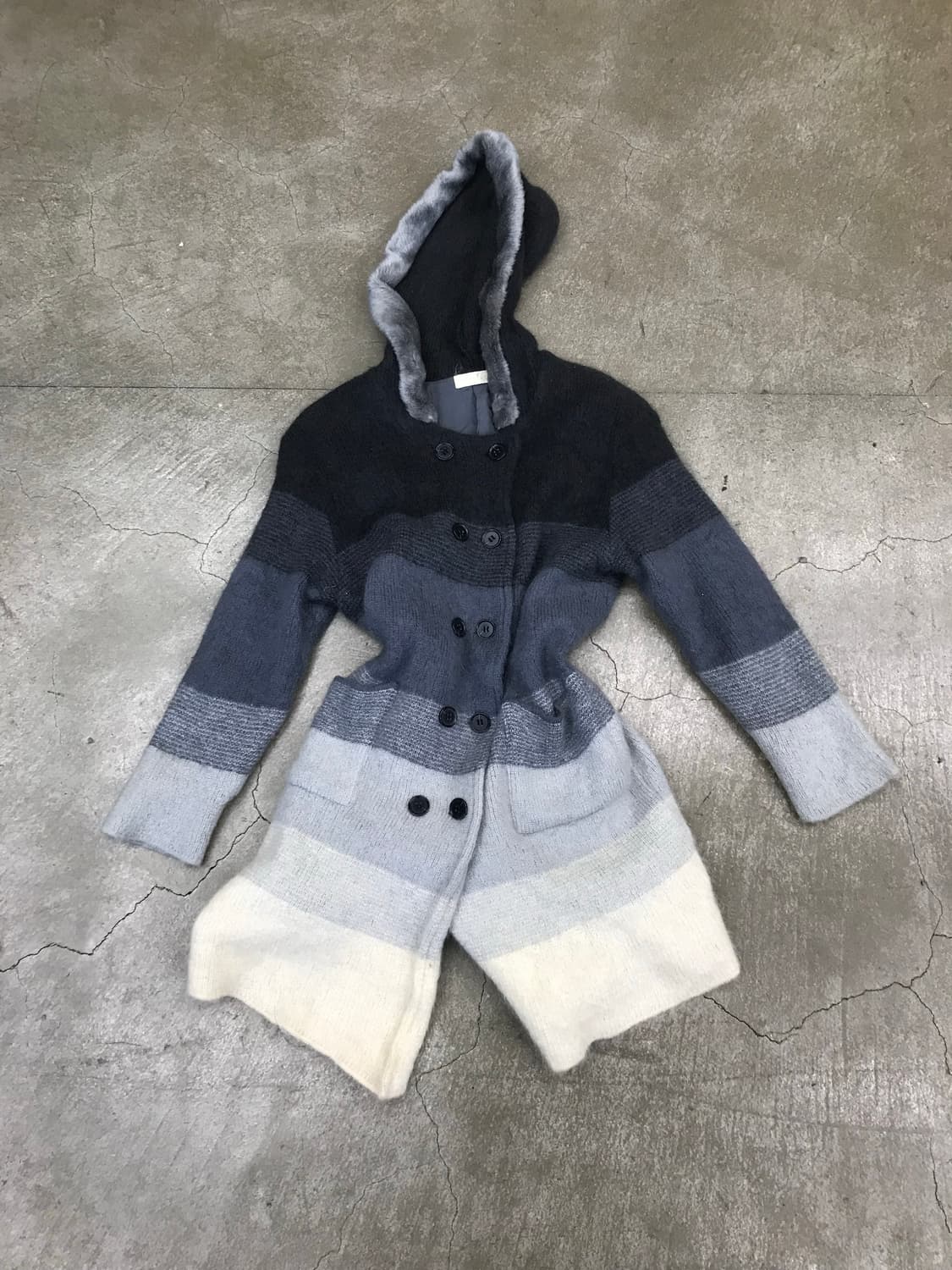 Long Gradient Mohair Cardigan 상품이미지6