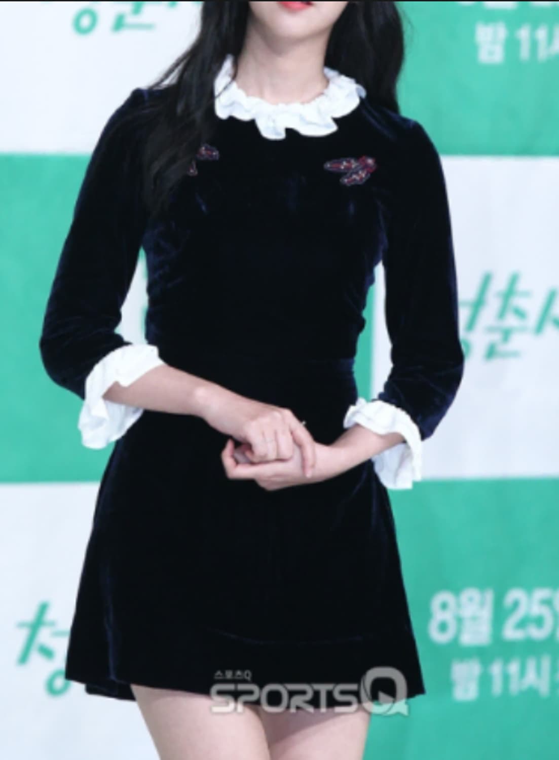 산드로 KATE 벨벳 미니원피스 1사이즈 44 상품이미지7