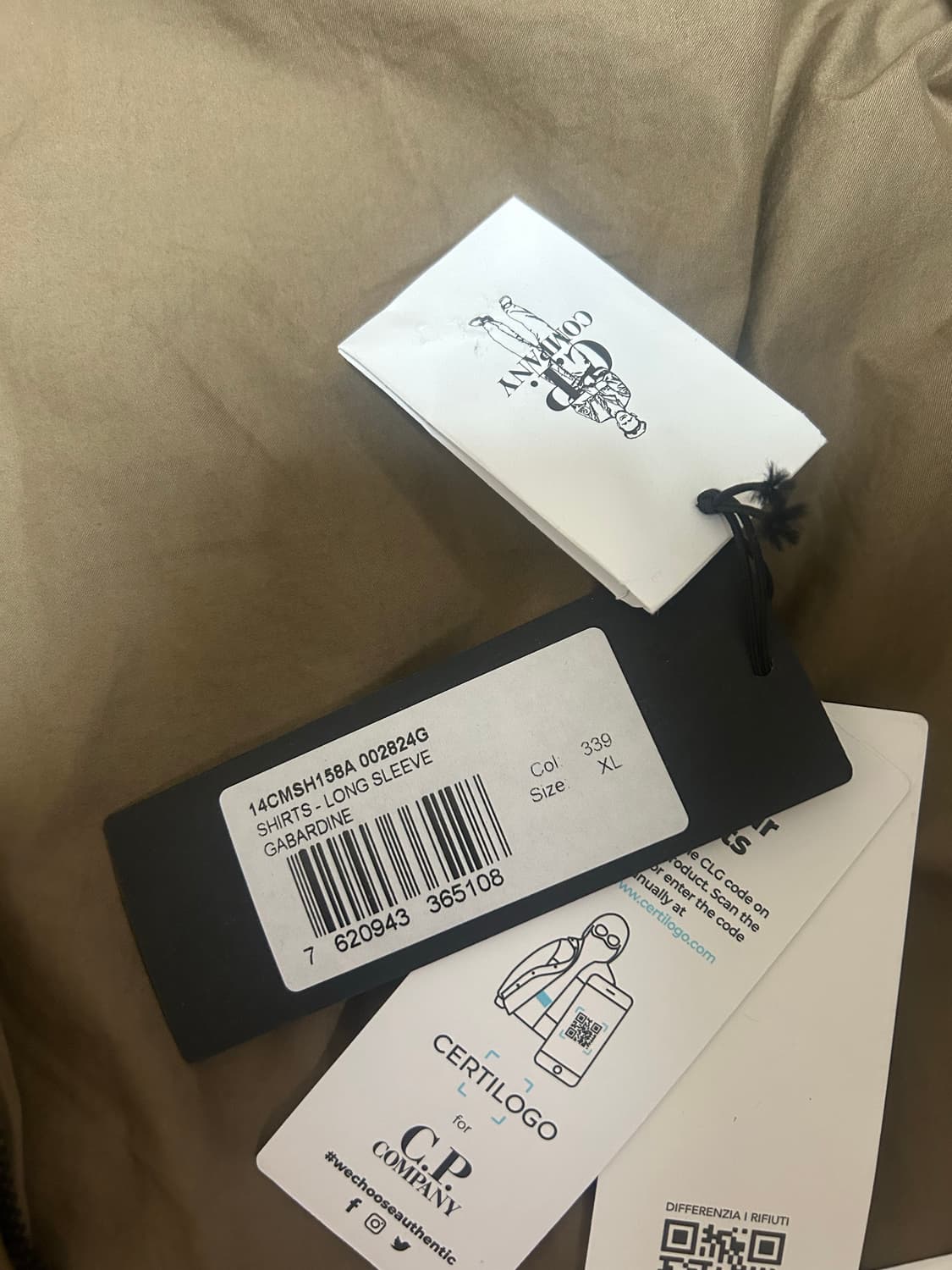 (새상품) CP컴퍼니 셔츠 자켓 브라운 상품이미지6