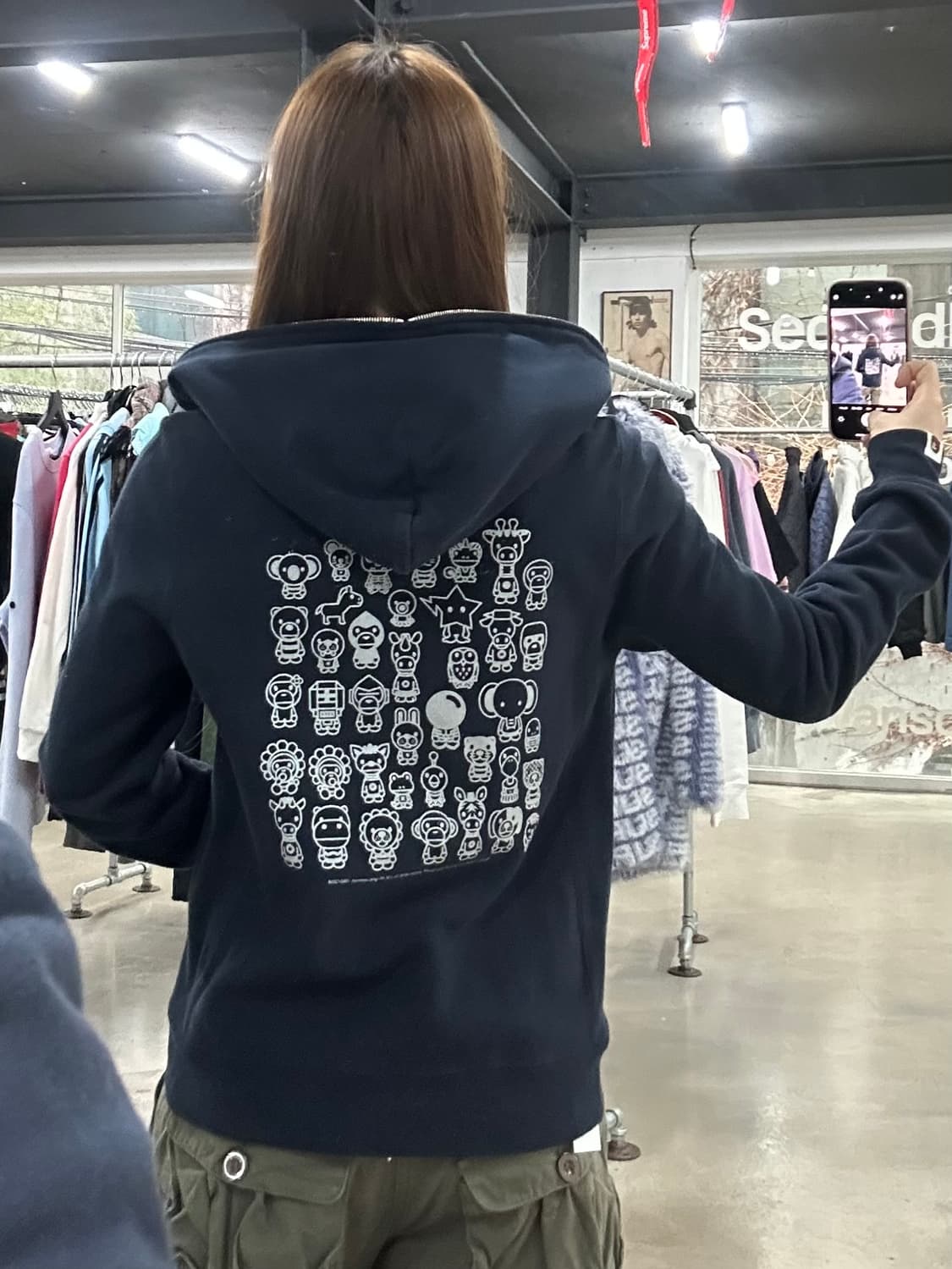 베이프 마일로 사파리 풀 후드집업  상품이미지1